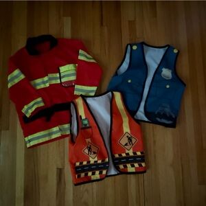 Fireman, Policeman, Construction Worker set